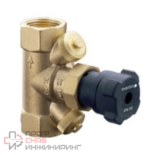 Вентиль запорный Oventrop Hycocon ATZ DN 15, ВР, латунный в изоляции