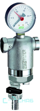 Фильтр FAR 300 мкм с магнитной вставкой с манометром Max: 95 °C 25 бар 1/2" ВР