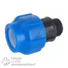 Муфта VALFEX ПЭ компресс Дн50х1 1/4" НР Ру16 121001150114