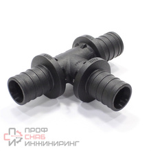 Тройник 32-32-32, WAAG Axial, надв.гильза-надв.гильза, полифениленсульфон