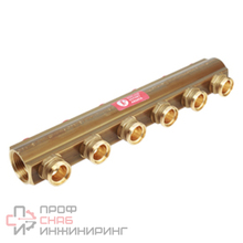Коллектор Giacomini с отсечными клапанами 1" x 3/4"E /2