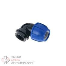 Отвод ПЭ компрессионный Дн32х1/2"х90гр ВР Ру16 РосТурПласт 14701