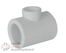 Тройник PP-R белый переходной Дн20х25х20 VALFEX 10202520