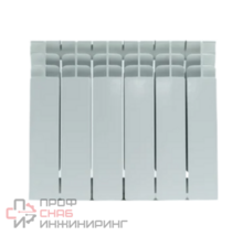 Радиатор отопления Stout SRB-3310-050009 TITAN 500 9 секций радиатор биметаллический боковое