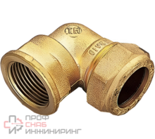 Уголок обжимной Tiemme 10 х 1/2' с внутренней резьбой для медных труб