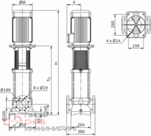 Насос Wilo MVI7002/1-3/16/E/3-380-50-2