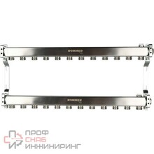 Коллектор Rommer из нержавеющей стали для радиаторной разводки 12 выходов