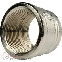 Муфта ВВ переходная никелированная Stout 1 1/2"х1 1/4"