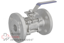 Кран шаровый фланцевый под привод нержавеющий (3PC)  AISI304 DN 150 (6")  (CF8)  PN16