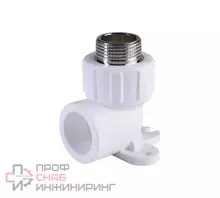 Угольник PPRC 25х3/4"П установочный Политэк