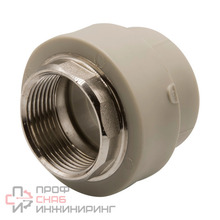 Муфта комб. вн 50х1 1/2'' под ключ EVER® plast серый