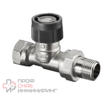 Вентиль Oventrop, серия A, проходной, DN-15, 1/2", ВН, никелированный