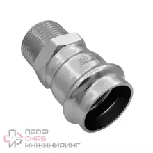 Соединитель прямой с переходом на наружную резьбу 22×1/2" "VER-PRO"