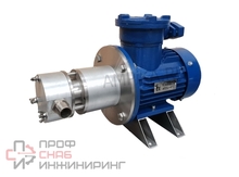Импеллерный насос Ампика НСУ-2,5/12-1,5-АМ (НСУ-3/1,5) с молочными гайками Ду50