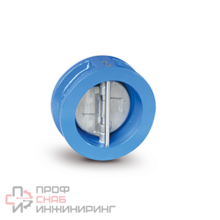 Клапан обратный двухстворчатый межфланцевый FAF2350 DN8 (PN1,6,T130,L64,чугун)