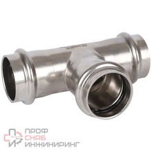 Тройник равнопроходной Rommer ВПр 28 из нержавеющей стали