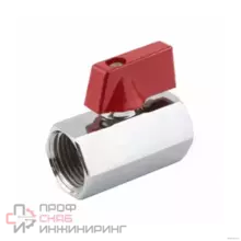 Кран шаровой Aquasfera латунь 1030 хр Ду15 Ру10 м/м полн мини флк 1030-01