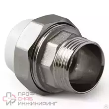 Муфта VALFEX PP-R сер комб разъем Дн20х3/4" НР 10156120Г