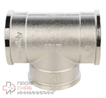 Тройник ВВ никелированный 1 1/2", Stout