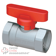 Шаровой кран FAR хромир. 1/2' ВР-ВР бабочка красный