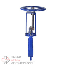 Задвижка шиберная Benarmo чугун DN125 PN16 двусторонняя межфланцевое NBR