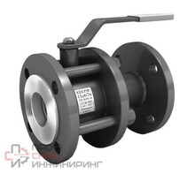 Кран шаровой стальной LD 11с67п Ду100 Ру16 фланцевый 100.016.П/П.02