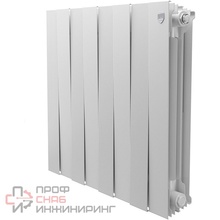 Радиатор биметаллический секционный Royal Thermo Bianco Traffico 500/100/6 боковое подключение цвет