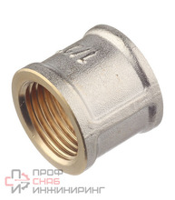 Муфта 1/2"-1/2" General Fittings 2600 резьба-резьба, вн., латунь хромированная