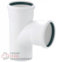 Тройник, 87°, 160, 110, PP (полипропилен) Rehau