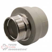 Муфта комб. нар 63х2'' под ключ EVER® plast серый