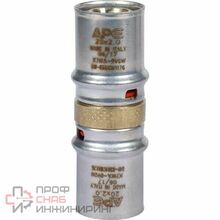 Муфта 20х20 прессовой STOUT