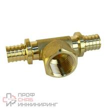 Тройник надвижной с переходом на вн.р. 2 (2,8) х 3/4" х 2 (2,8) (VALFEX) (120/5) К