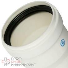 Элемент дымохода конденсационного Stout труба 2000 мм D80 м/п PP-FE