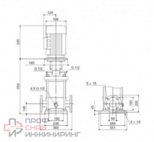 Насос Grundfos CR45-1-1 A-F-A-E-HQQE 3x400D 50 HZ
