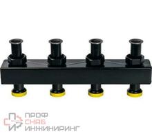Распределительный коллектор STOUT на  (3) отопительных контура (в теплоизоляции)