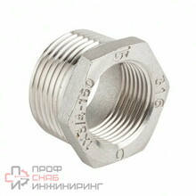 Футорка GENEBRE 0241 08 06, DN040 x DN025 (1 1/2" x 1”)  PN20, корпус - AISI316 (CF8M)  НР-ВР