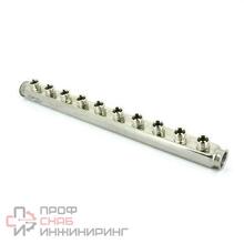Коллектор ВВ 1" х 8 вых 3/4"EK нержавеющая сталь Uni-fitt