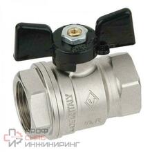 Кран ВВ 1/4' бабочка Bugatti OREGON серия 302 полный проход