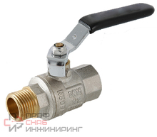 Кран шаровой Frap 1 1/2" x 1 1/2" ВР-НР со стальной рукояткой