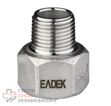 Обратная футорка "LEADTEK" 1 1/4" - 1" AISI 304 PN 16