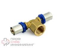 Тройник General Fittings 5T00 32-1"-32 пресс-внутренняя
