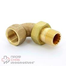 Американка угловая 90° 3/4"-3/4" Viega R2, 3088, резьба-резьба, вн.- нар., бронза