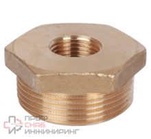 Футорка НР/ВР латунная, Stout 1 1/2x1/2"