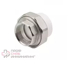 Муфта комбинированная разъемная Акватек ВР 32х1" белая