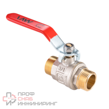 Кран шаровый полнопроходной MVI 1" наружная-наружная, ручка