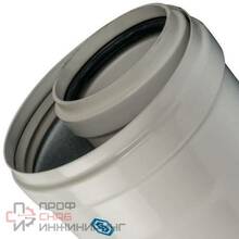 Элемент дымохода конденсационного Stout труба 1000 мм O60/100 м/п PP-FE