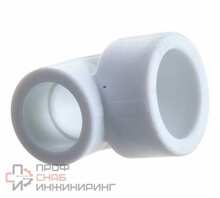 Колено БЕЛОЕ PPR «Valfex» 32х25х90° переходное