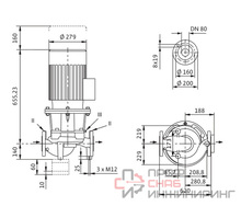 Насос Wilo IL 80/295-5,5/4