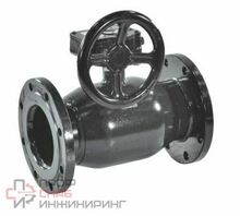 Кран шаровой 11с67п Ду200 Ру16 FORTECA фланец с редуктором