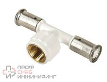Тройник 32-3/4"-32, Henco PKW, 13, пресс-резьба, вн., PVDF